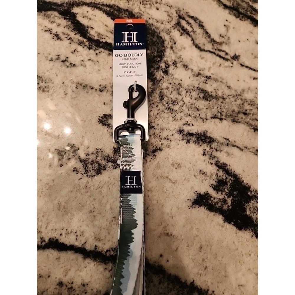 NWT Hamilton Go Boldly Land & Sea Multi-Functional Dog Leash M/L